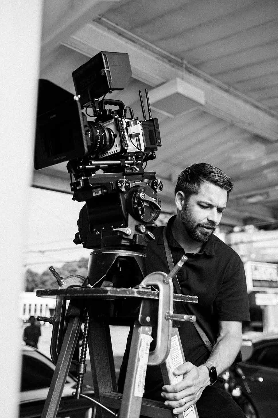 Grant Smucker, cinematographer — on set, frame 1