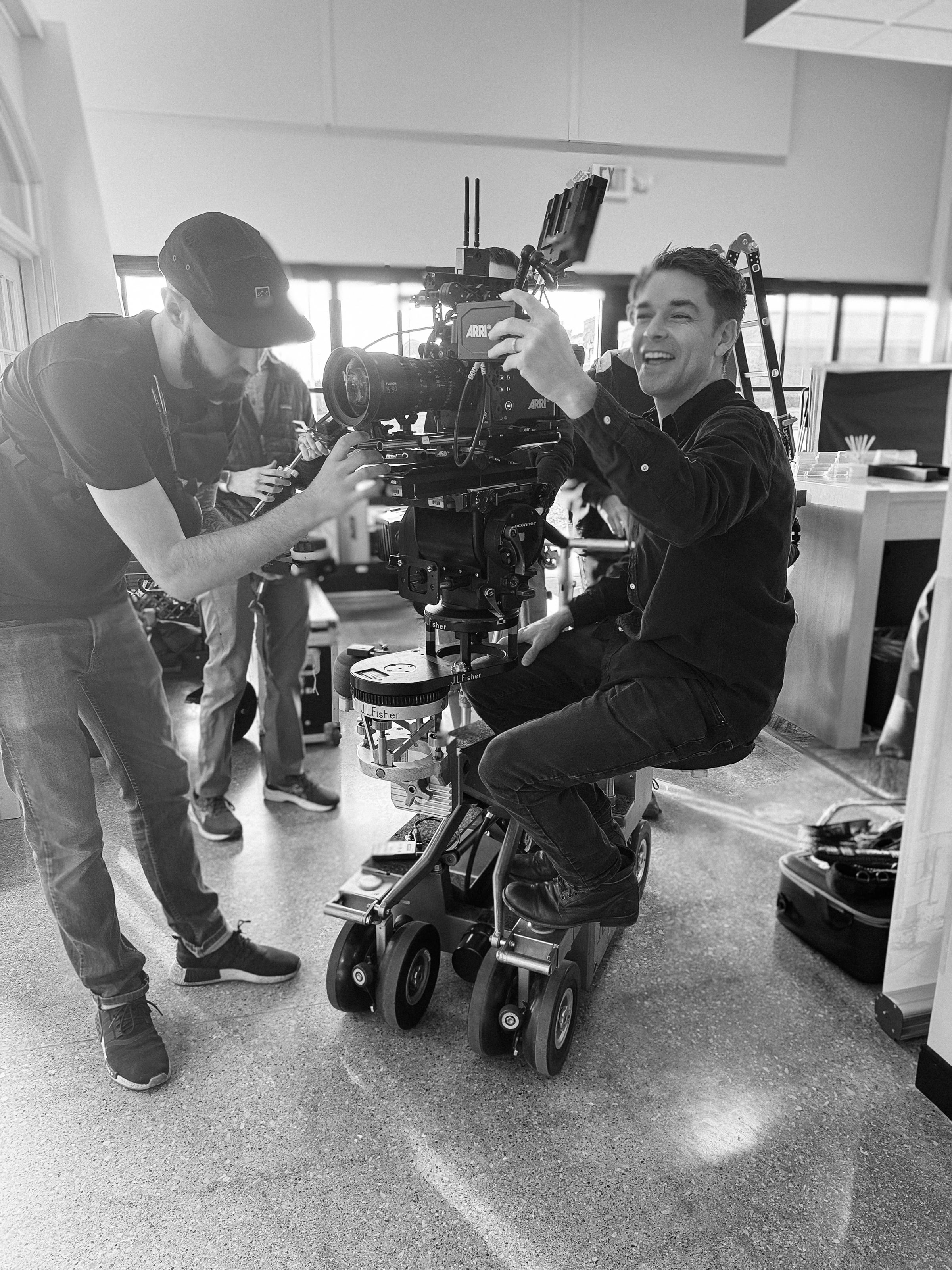 Grant Smucker, cinematographer — on set, frame 6